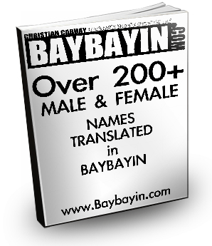 baybayin aka alibata name translations 