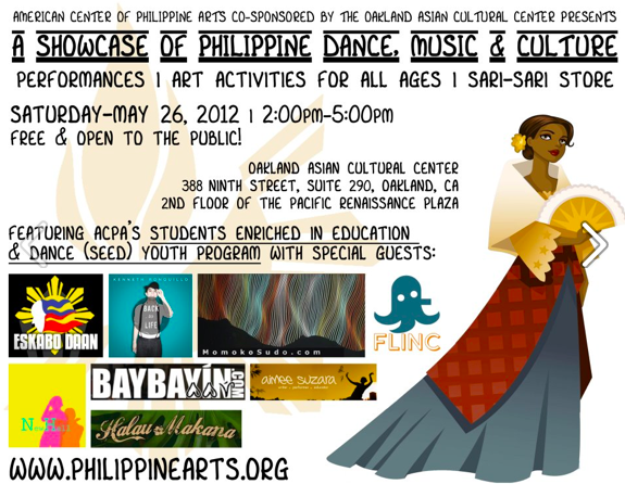 EVENT: Oakland Asian Cultural Center – 5/26 | Kristian Kabuay